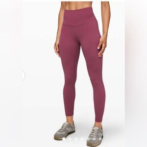 Lululemon Wunder Under High-Rise Tight 25” Size 8 mauve